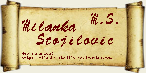 Milanka Stojilović vizit kartica